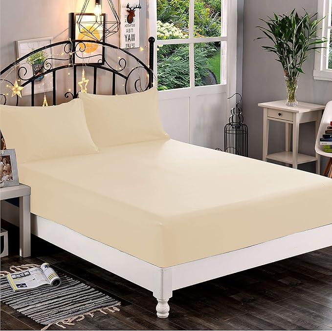 Elegant Comfort 1500 Premium Hotel Quality 1-Piece Fitted Sheet, Softest - Image 2
