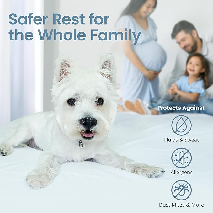 SafeRest Waterproof King Size Mattress Protector - Image 5