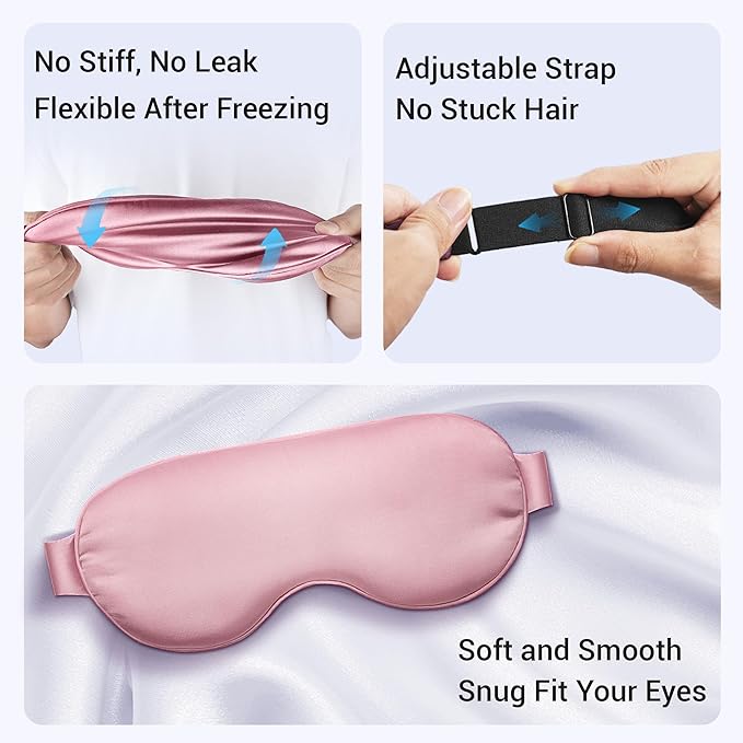 Self Care Gift for Women, Cooling Eye Mask for Puffy Eyes, Tired Eyes, Headache - Image 6