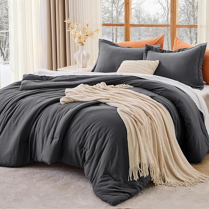 MUXHOMO Full Comforter Sets, All Season Ultra Soft Down Alternative Bedding by MUXHOMO