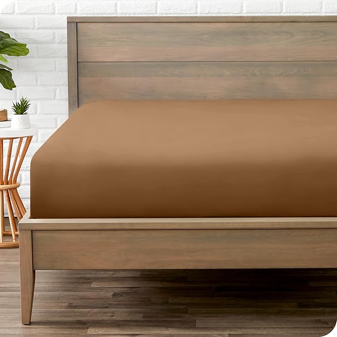 Bare Home Fitted Bottom Sheet Queen Size by BareHome