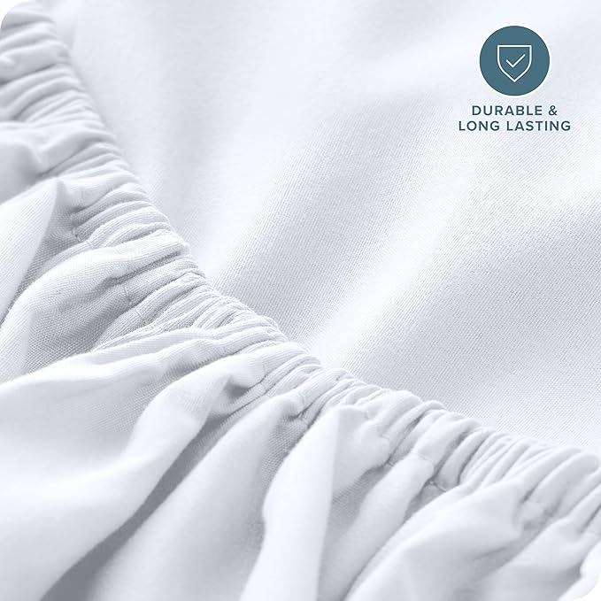 Bare Home Fitted Bottom Sheet King Size - Image 5