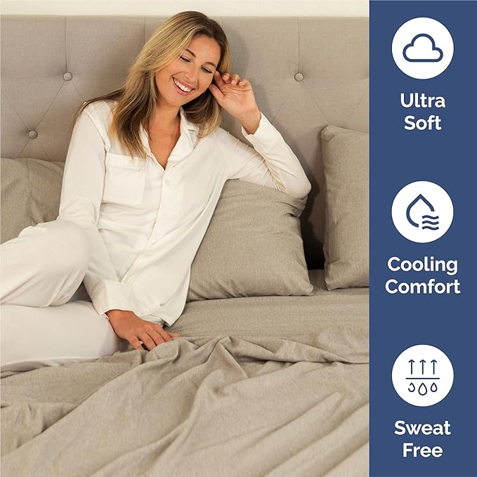 Split King Size 5 Piece Sheet Set - Image 4