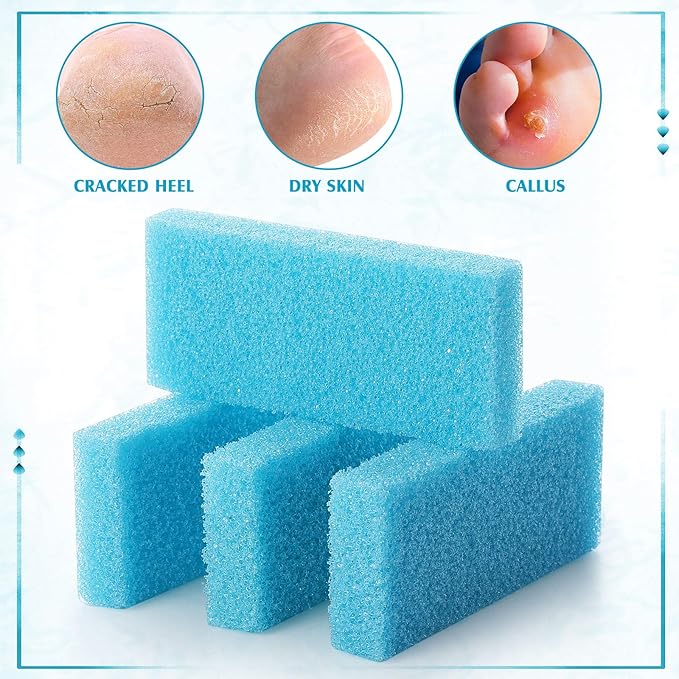Batiyeer 100 Pcs Pumice Stone for Feet Scrubber Dead Skin Disposable Pedicure - Image 3