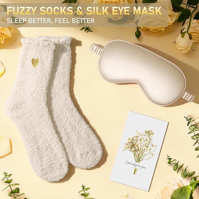 Birthday Gifts for Women, Gift Baskets for Women Self Care Spa Set, Get Well - Image 9