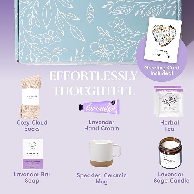 Unboxme Lavender Spa Gift Basket - Image 3