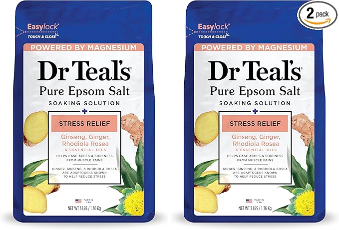 Dr Teal's Pure Epsom Salt, Stress Relief by DrTeals