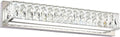 ZUZITO Crystal Bathroom Light Fixtures Over Mirror, 22.8in Modern LED Vanity by HOME