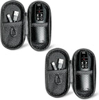 (2 Units) Rechargeable Presentation Clicker with Case, Power Digital Display Wireless Presenter Remote, Red Light Pointer Computer PowerPoint Clickers for Mac Laptop, Slideshow Google Slide Advancer