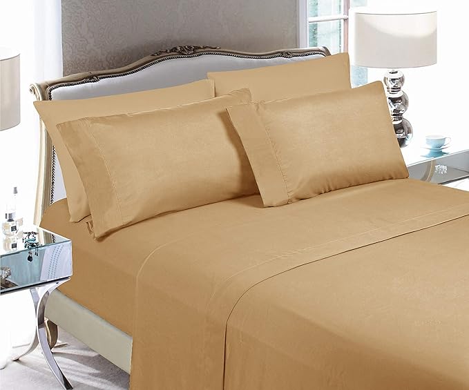 Elegant Comfort Luxury Soft Bed Sheets 1500 Premium Hotel Quality Microfiber - Image 2