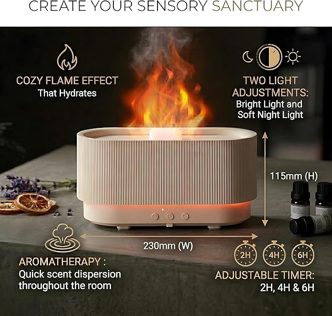 8 Colour Aromatherapy Diffuser, Essential Oil Diffusers - Image 3