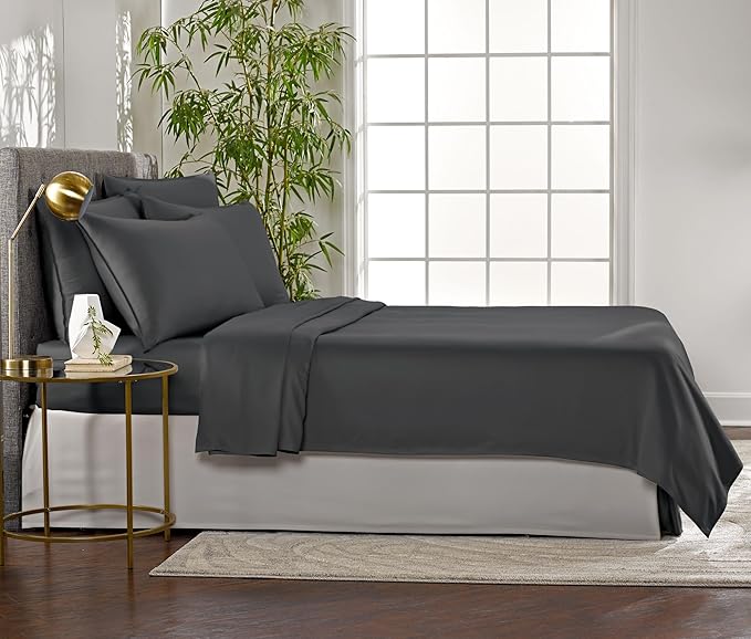 Pure Bamboo California King Sheets, Genuine 100% Organic Viscose Derived from - Image 4