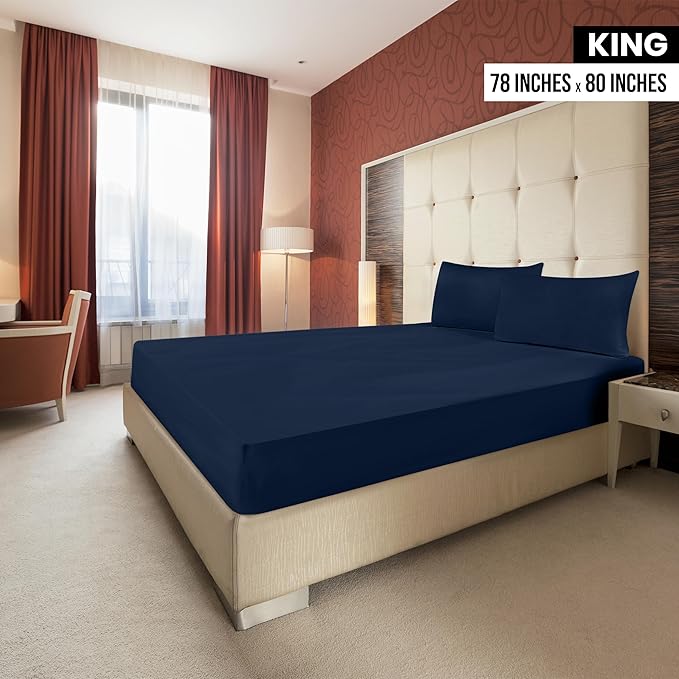 Utopia Bedding King Fitted Sheets - Image 2
