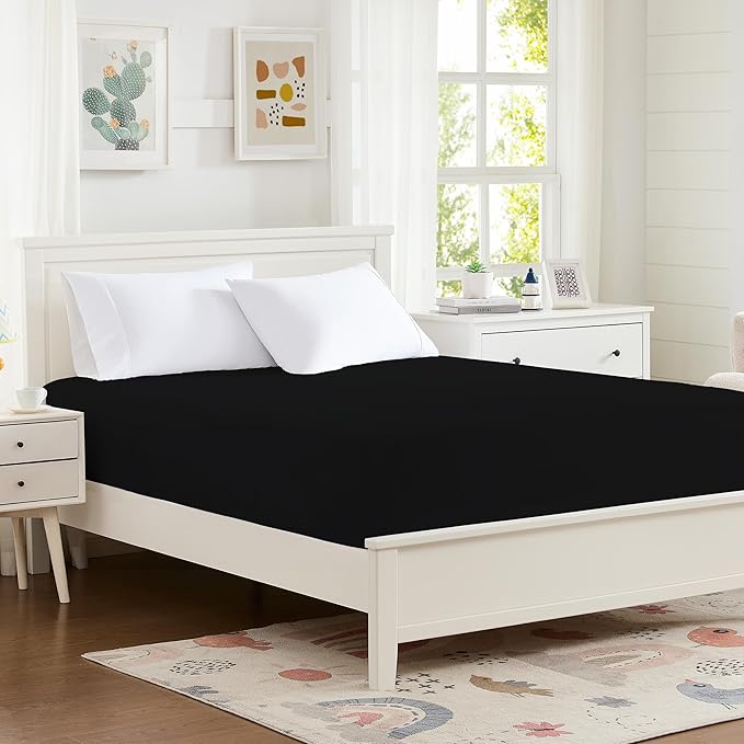 Hotella 100% Microfiber King Size Fitted Sheet Only, 78x80 inches Hotel Quality by Hotella