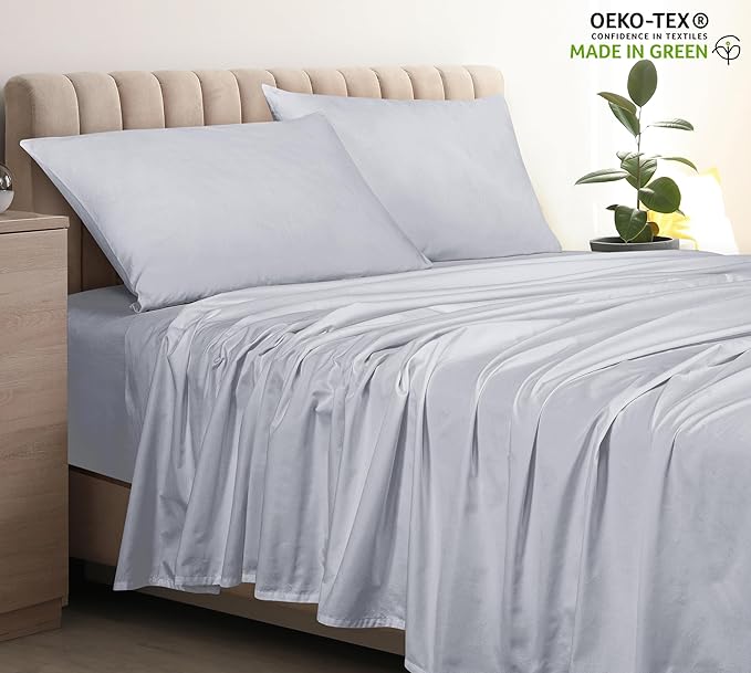 400 Thread Count 100% American Grown Cotton Flat Sheet - Image 3