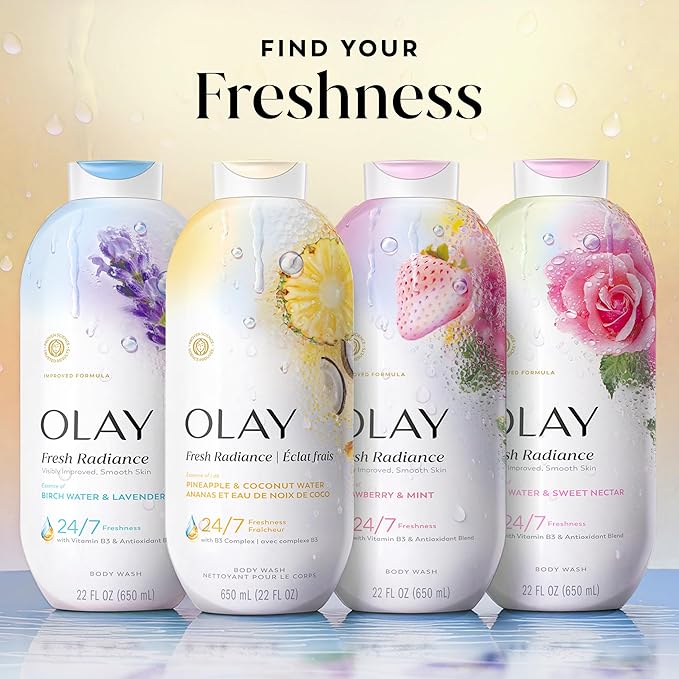 Olay Body Wash for Women, Fresh Radiance, 24/7 Skin-Loving Freshness, Visibly - Image 10