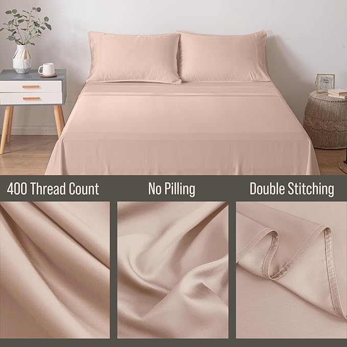 Bella Coterie | Luxury Bamboo Viscose Standard Size Pillowcase Set | 100% - Image 3