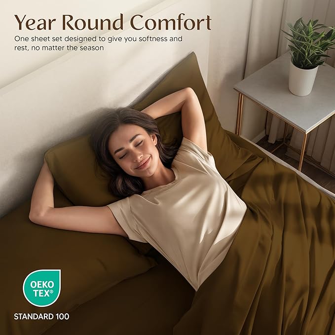 Utopia Bedding Full Size Sheet Set – 4 Piece Bed Sheets, Soft and Breathable - Image 5