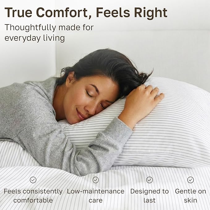 California Design Den Soft 100% Cotton King Size Bed Sheets Set, 400 TC Good - Image 6