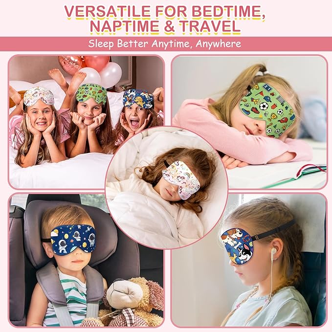 Kids Silk Sleep Mask: 100% Mulberry Silk Eye Mask - Image 7