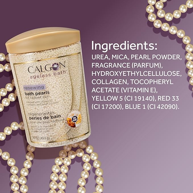 Calgon Ageless Bath Series Renewing Pearls, 16 oz. - Image 7