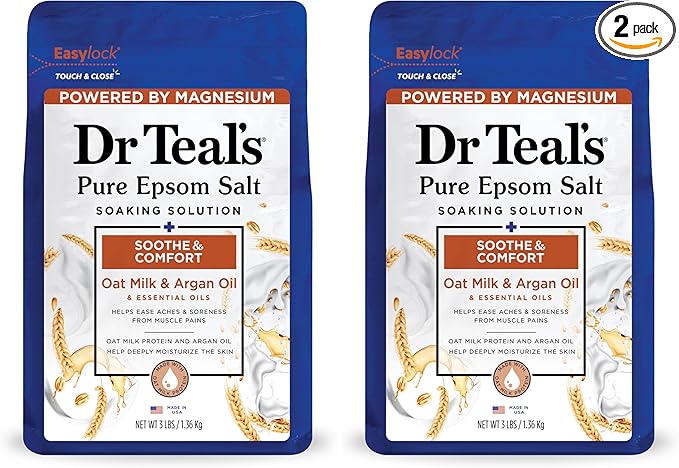 Dr Teal's Epsom Salt Magnesium Soak, Soothe & Comfort by DrTeals