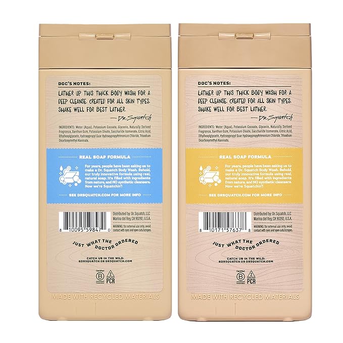 Dr. Squatch Natural Men's Body Wash Shower Gel - Image 7