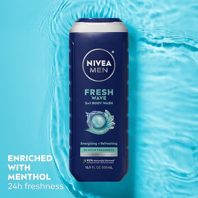 NIVEA MEN Fresh Wave Body Wash - Image 3