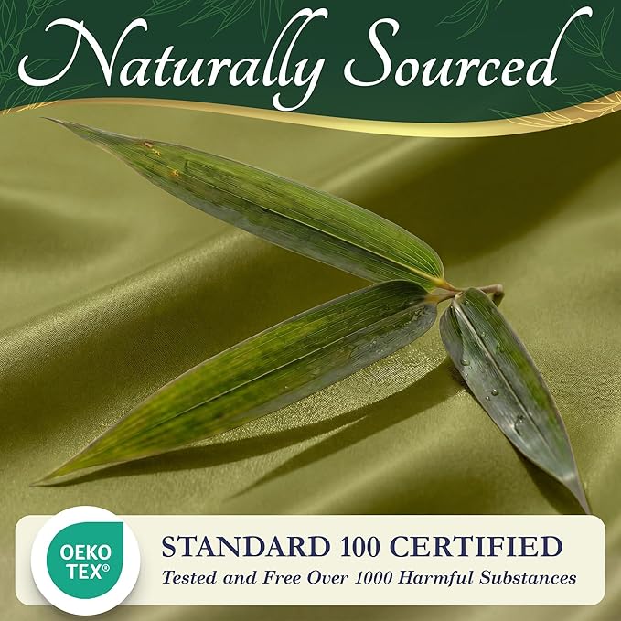 DECOLURE 100% Viscose Derived from Bamboo Sheets Twin Size - Image 7