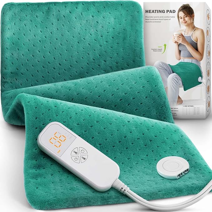 Mothers Day Gifts for Mom Her, Heating Pad for Back Pain & Cramps by Fanatato