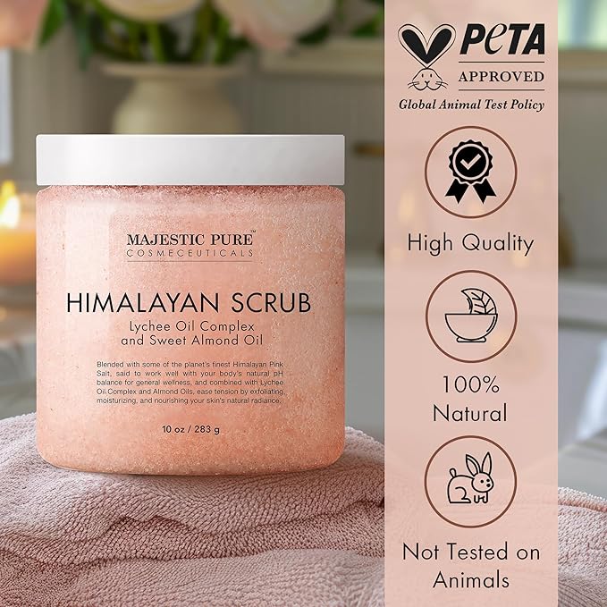 MAJESTIC PURE Himalayan Salt Body Scrub - Image 4