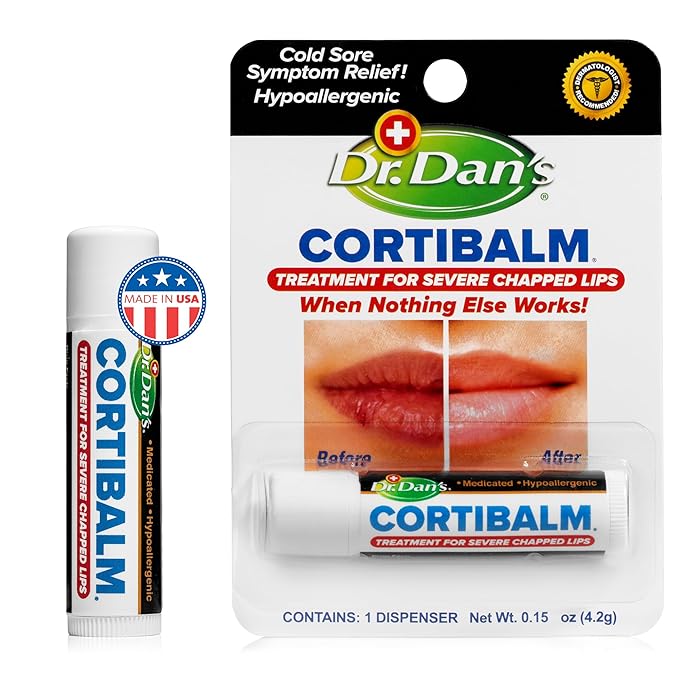 Dr. Dan's Cortibalm -1 pack-for Dry Cracked Lips - Image 5