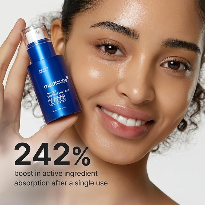 medicube Exosome Shot Zero 7, 500 PPM Spicule Facial Serum | Liquid Skin - Image 7