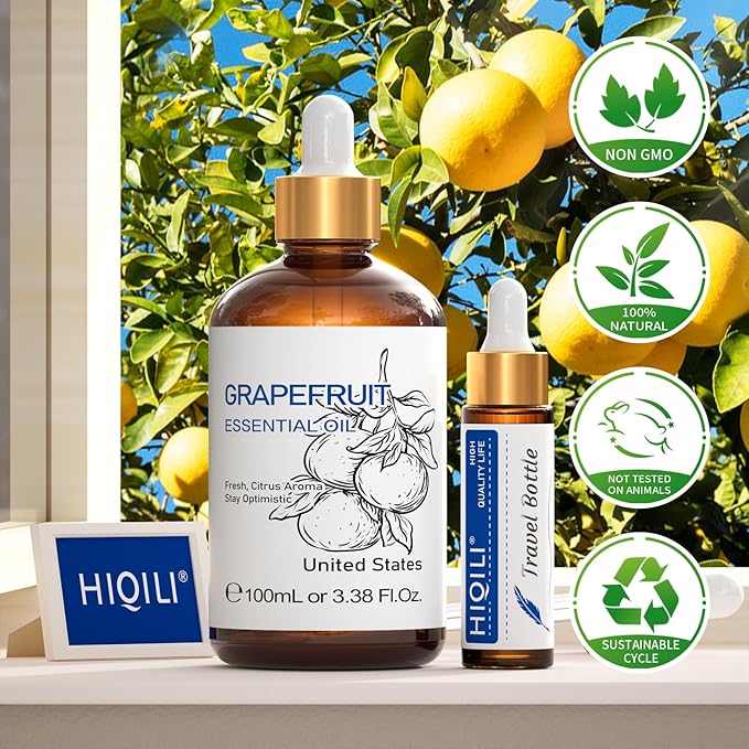 HIQILI 100 ml Grapefruit Essential Oil, - Image 5