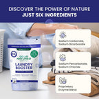 Good Natured Brand | Natural Enzyme Laundry Booster | Stain & Odor Remover | Hypoallergenic, Safe for Sensitive Skin | Eco-Friendly | Fragrance-Free | 47oz, 94 Loads