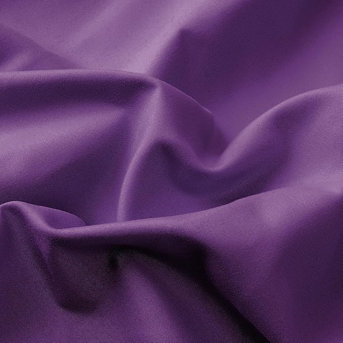 Lirex Purple Flat Sheet Twin, Ultra Soft & Breathable Brushed 1800 Microfiber - Image 3