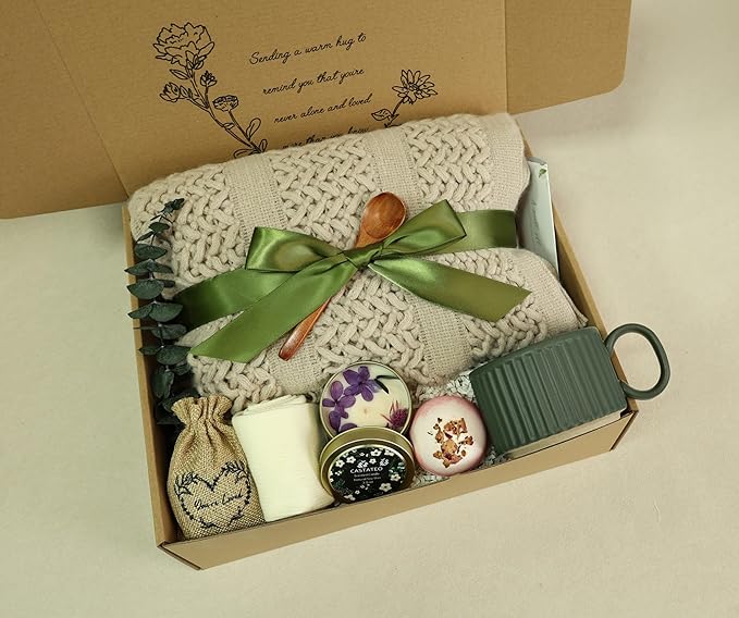 Get Well Soon Gift Basket- Relaxation, Self Care Package, After Surgery Recovery by CASTATEO