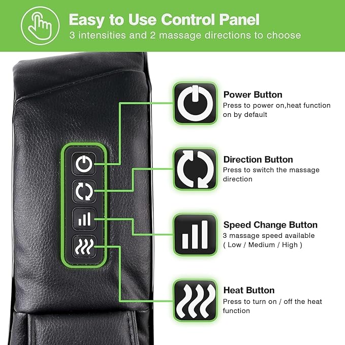 cotsoco Neck Massager, Shiatsu Shoulder and Back Neck Massager - Image 4