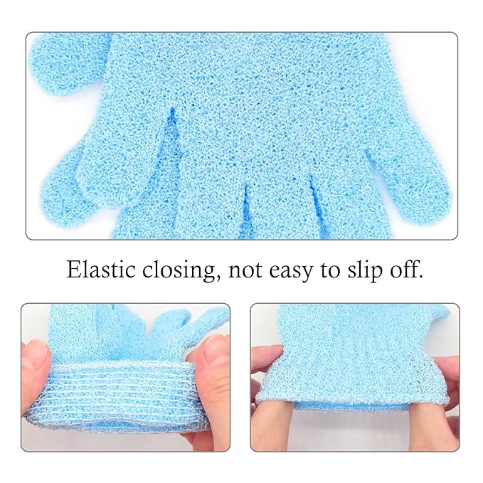 BlingKingdom 1 Pair Bath Gloves - Image 5