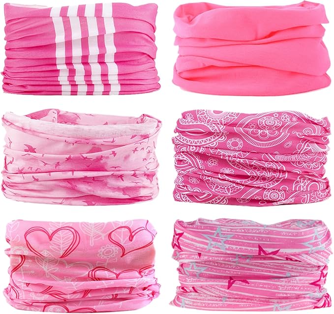 Venswell Neck Gaiter Face Mask Men Women, Seamless Bandana Rave Face Cover - Image 2
