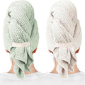 ROLSHOL 2 Packs Large Microfiber Hair Towels by ROLSHOL