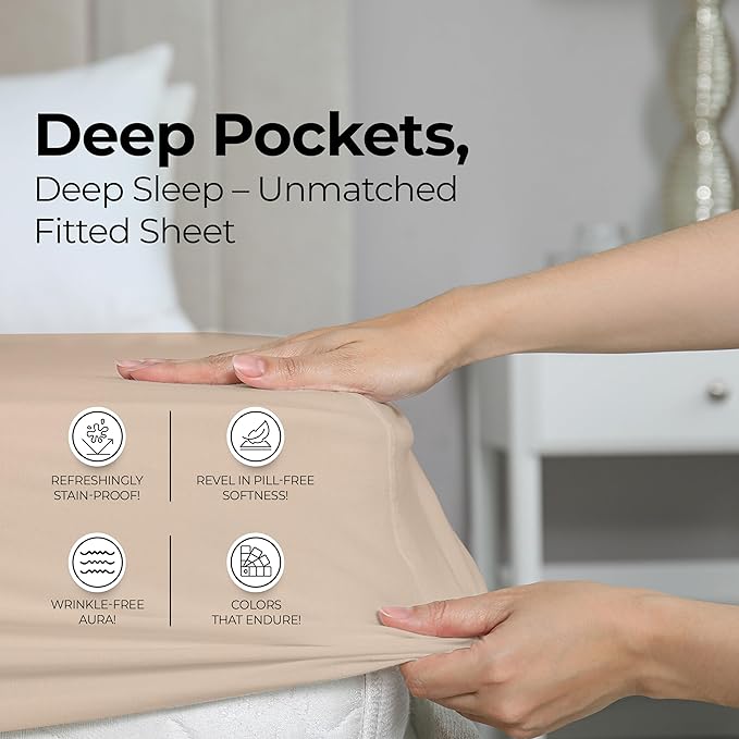 Utopia Bedding Twin Fitted Sheet - Image 4
