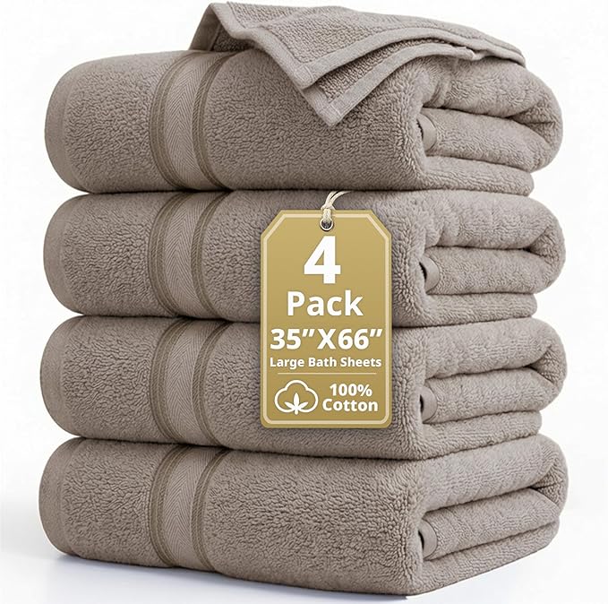 LANE LINEN Extra Large Bath Towels by LaneLinen