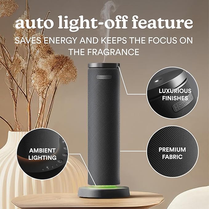 Homedics SereneScent Waterless Essential Oil Diffuser, Cordless Rechargeable - Image 3