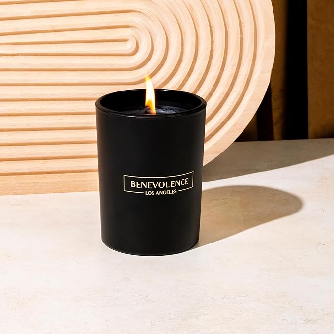 Benevolence LA Charcoal Scented Candle | Soy Christmas Candles - Image 7