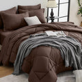 HEVUMYI Brown Full Comforter Set by HEVUMYI