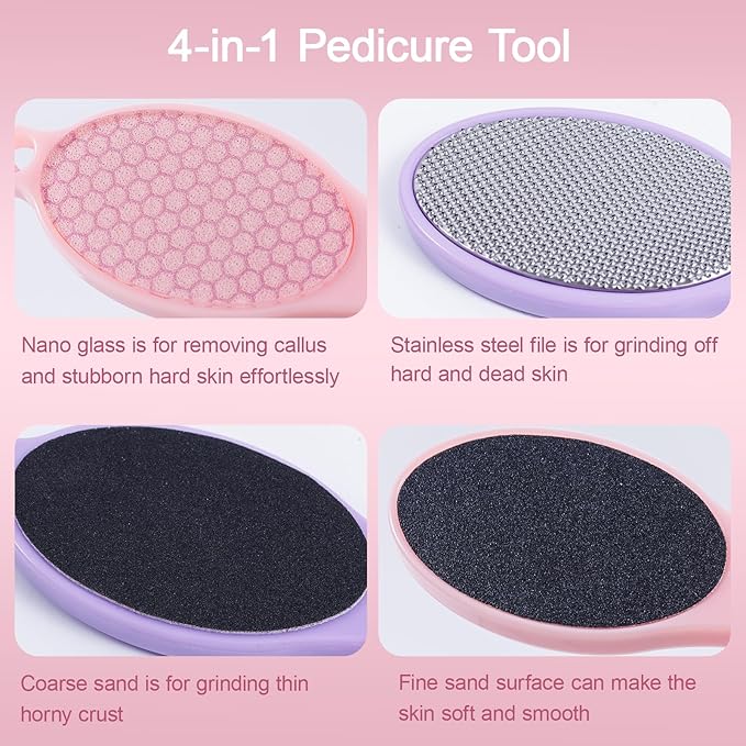 4-Sided Nano Glass Foot Callus Remover, Professional Foot File, Durable Foot - Image 3