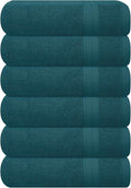 GLAMBURG Ultra Soft 6-Piece Hand Towel Set 16x28-100% Ringspun Cotton by GLAMBURG