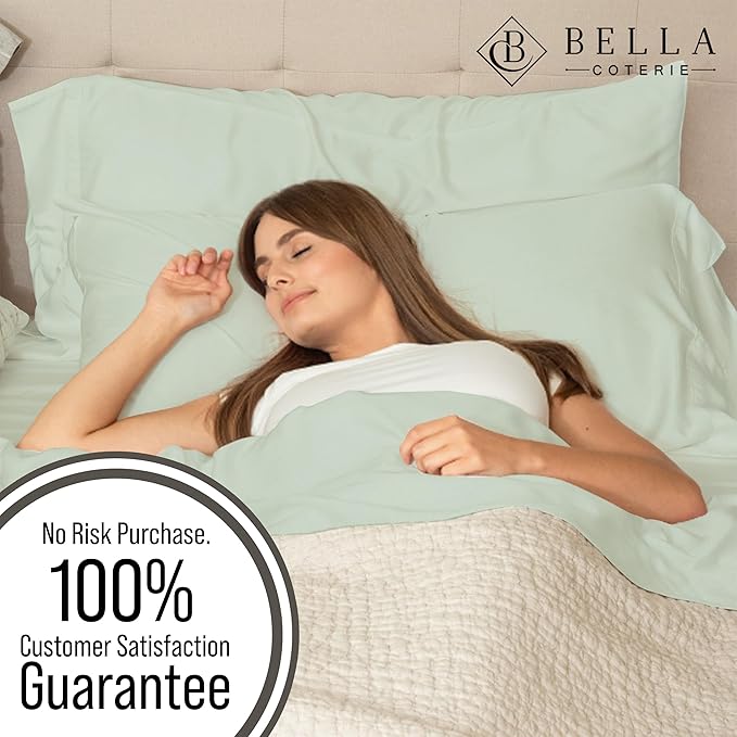 Bella Coterie | Luxury Bamboo Viscose King Size Pillowcase Set | 100% - Image 5