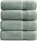 Springtree Home Luxury Bamboo Rayon Bath Towel Set of 4 | 35% Bamboo Rayon by SpringtreeHome
